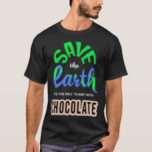 Camiseta Dia da Terra - Salve A Terra O Único Planeta Com C