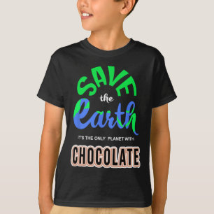 Camiseta Dia da Terra - Salve A Terra O Único Planeta Com C