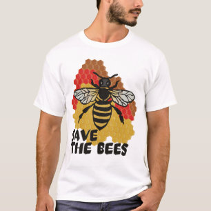 Camiseta Dia da Terra, Salve As Abelhas
