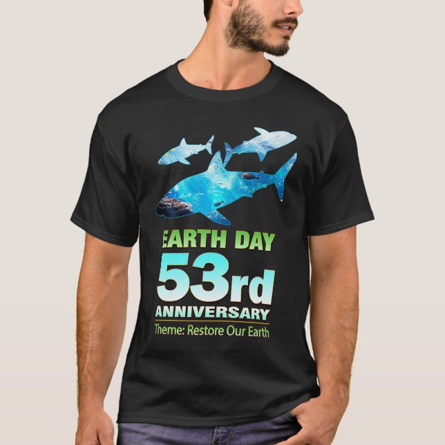 Camiseta Dia da Terra sobre Sustentabilidade e Ecologia (Frente)