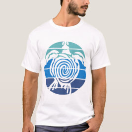 Camiseta Dia da Terra, Tartaruga do Mar, Limpe o Oceano