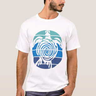 Camiseta Dia da Terra, Tartaruga do Mar, Limpe o Oceano
