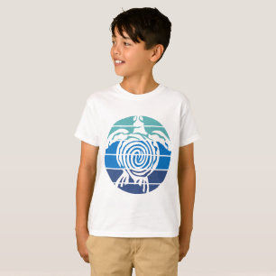 Camiseta Dia da Terra, Tartaruga do Mar, Limpe o Oceano