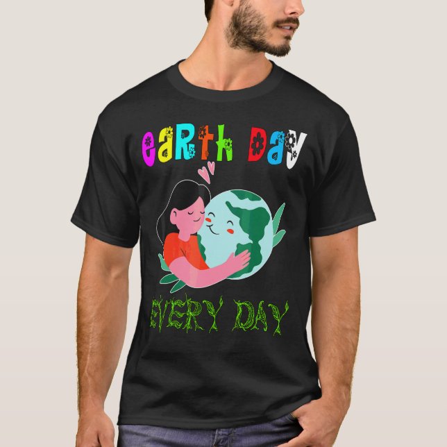 Camiseta Dia da Terra Todo Ambiente Planeta (Frente)