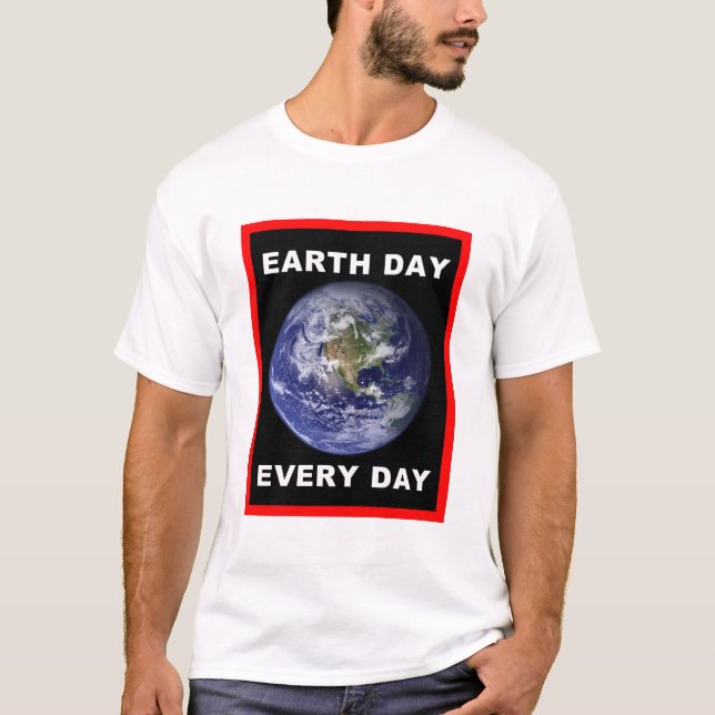 Camiseta Dia da Terra Todos os Dias (Frente)