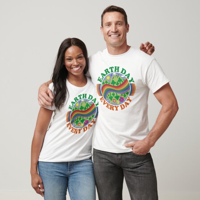 Camiseta Dia da Terra Todos os Dias (Unissex)