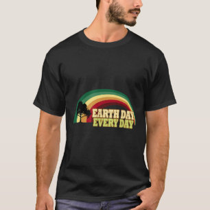 Camiseta Dia da Terra Todos os Dias Árvore Proteção Ambient