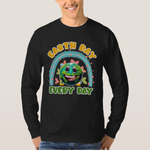 Camiseta Dia da Terra todos os Dias Cuidados Ambientais Sal