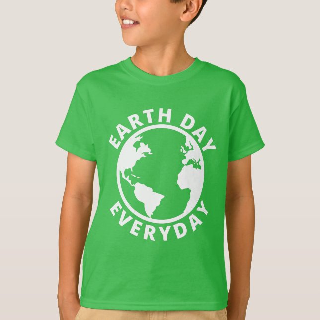 Camiseta Dia da Terra Todos os dias - Dia da Terra 2022 (Frente)