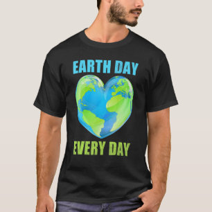 Camiseta Dia da Terra Todos os Dias, Dia da Terra, Dia Anni