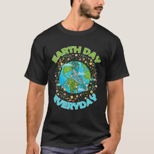Camiseta Dia da Terra Todos os Dias Paz Mundial Global Meio