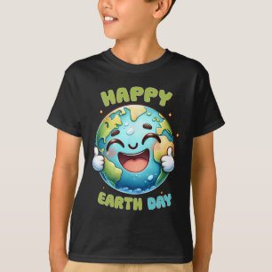 Camiseta Dia da Terra Todos Os Dias Retrô Homens Homens Mul
