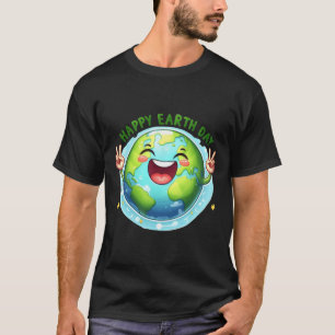 Camiseta Dia da Terra Todos Os Dias Retrô Homens Homens Mul