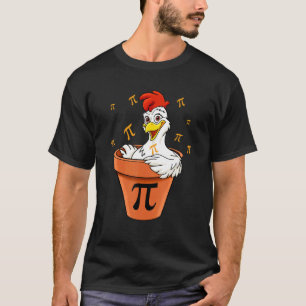 Camiseta Dia da Torta de Frango Pi Para Homens Mulheres Cri