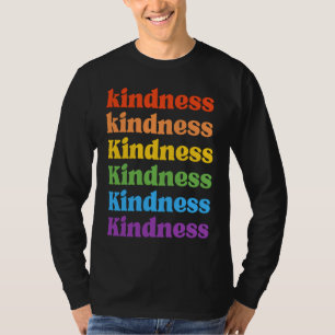 Camiseta Dia da Unidade Anti-Bullying Crianças Arco-Íris Bo