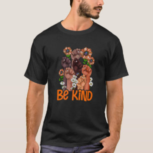 Camiseta Dia da Unidade Crianças Laranja Sejam Gentis Mul