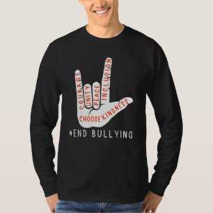 Camiseta Dia da Unidade Laranja Crianças 2022 Sinal de Amor