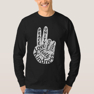 Camiseta Dia da Unidade Laranja Crianças 2022 Sinal de Amor