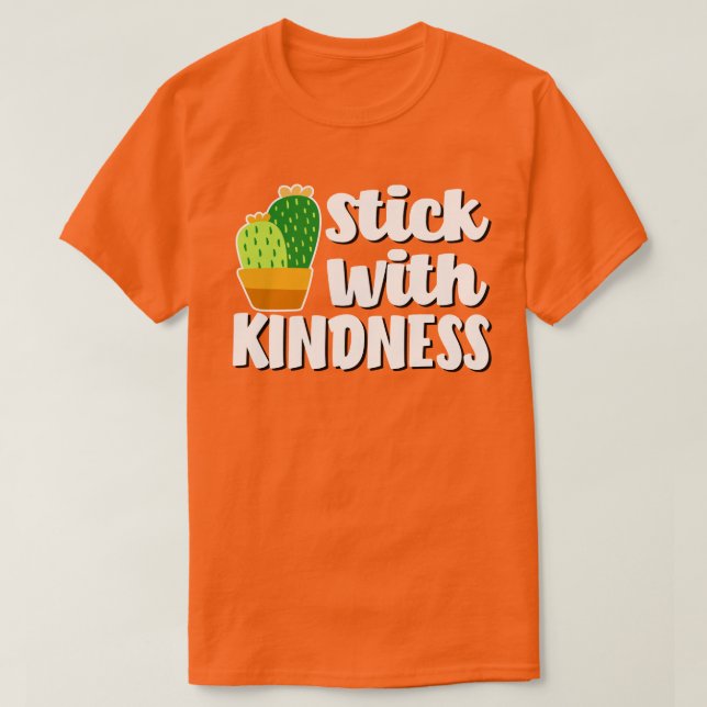 Camiseta DIA DA UNIDADE Laranja Tee Anti-Bullying Seja gent (Frente do Design)