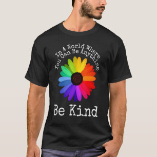 Camiseta Dia Da Unidade Num Mundo Onde Você Pode Ser Qualqu