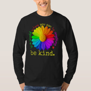 Camiseta Dia Da Unidade Num Mundo Onde Você Pode Ser Qualqu