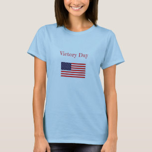 Camiseta Dia da Vitória da Bandeira dos EUA