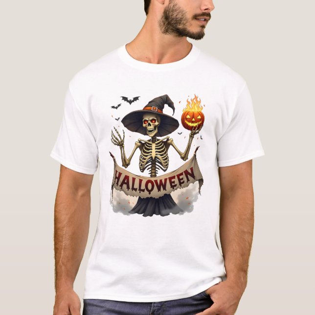 Camiseta Dia das Bruxas (Frente)