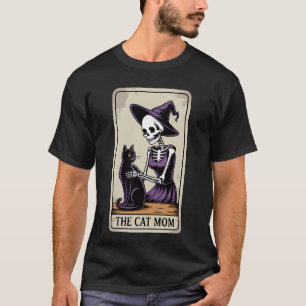 Camiseta Dia das Bruxas A Mãe do Gato Mamãe Gatas Loucas Se
