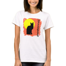 Dia das Bruxas de Lua Amarela de Gato Negro