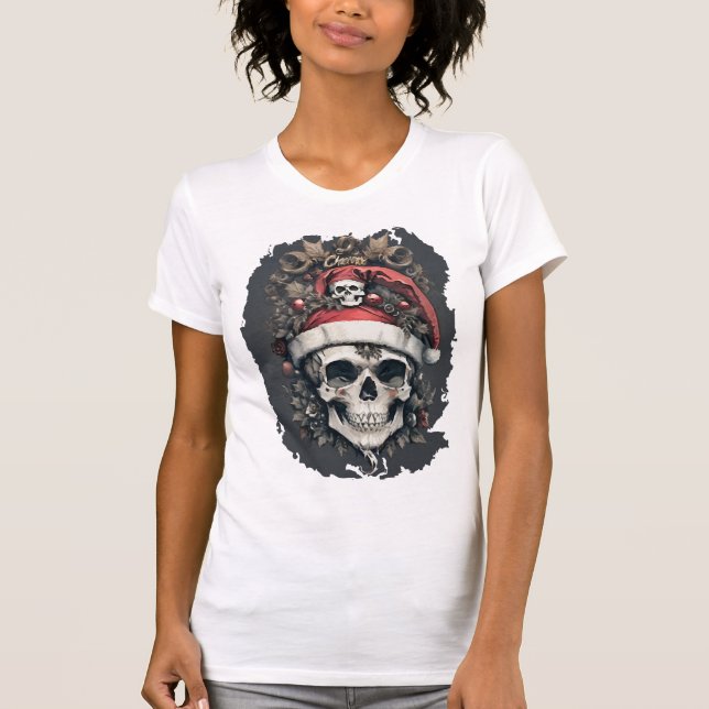 Camiseta Dia das Bruxas de Natal (Frente)
