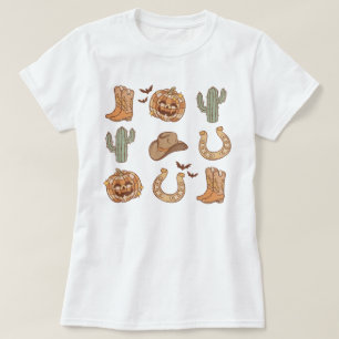 Camiseta Dia das Bruxas do Boot Boot do País Ocidental