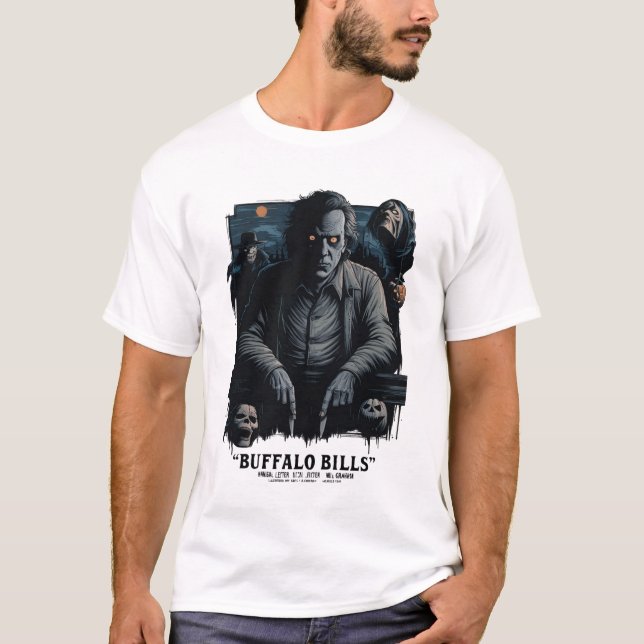 Camiseta dia das bruxas do buffalo bills (Frente)