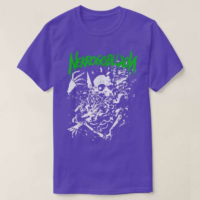 Camiseta Dia das Bruxas do Nekrogoblikon Gift, Ação de Graç (Frente do Design)