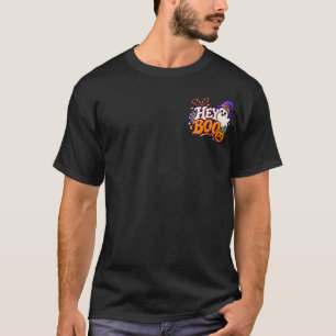 Camiseta DIA DAS BRUXAS HEY BOO Conjuntos Familiares