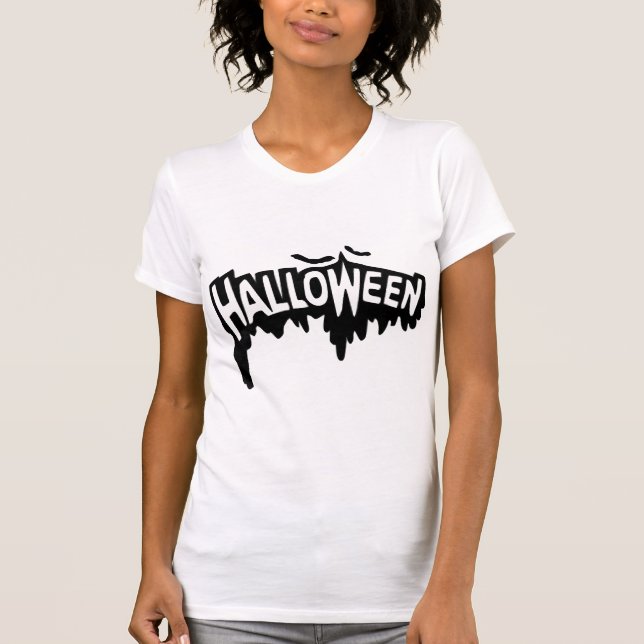 Camiseta Dia das Bruxas Negro (Frente)