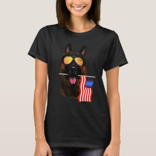 Camiseta Dia das Independências de Bandeira da América germ