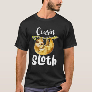 Camiseta Dia das Mães Bonitas da Família Cousin Sloth Corre