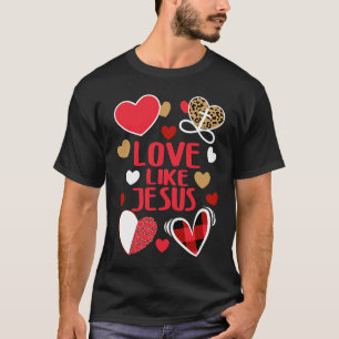 Camiseta Dia das Mães Cristão Buffalo Plaid Amor Como Jesus
