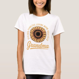Camiseta Dia das Mães da Vovó Girassol 