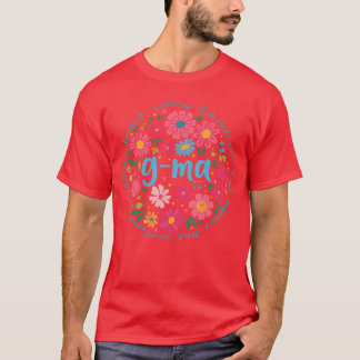 Camiseta Dia das Mães da Vovó para Avó Flor Silvestre Flora