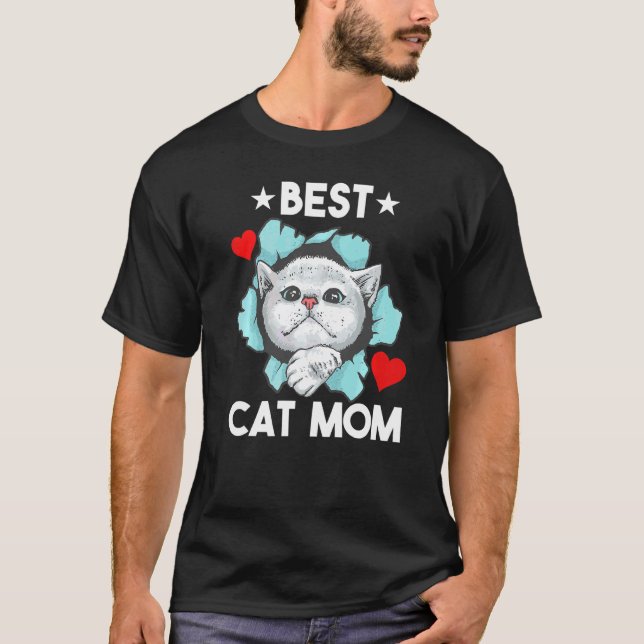 Camiseta Dia das Mães Gata Mãe (Frente)