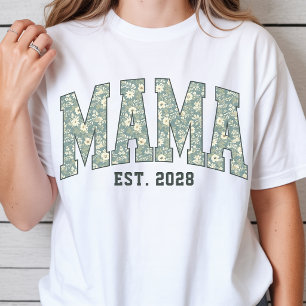 Camiseta Dia das Mães   Jaqueta Floral Personalizada para M