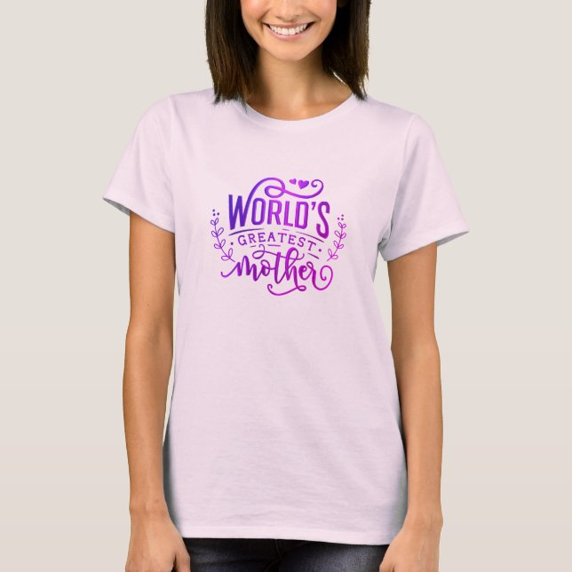 Camiseta DIA DAS MÃES Mamãe (Frente)