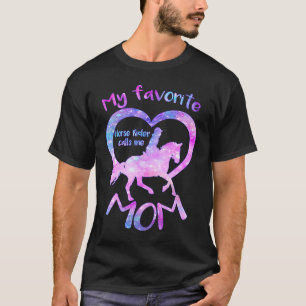 Camiseta Dia das Mães Meu Cavaleiro Favorito Me Chama de Mã