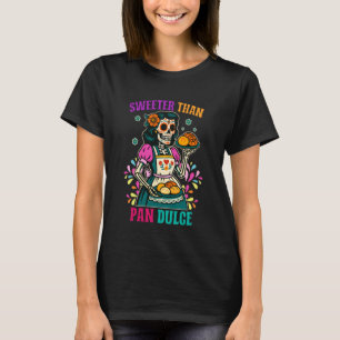 Camiseta Dia das Mães Mexicano Dia dos Mortos Calavera Mais