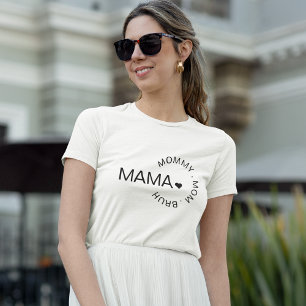 Camiseta Dia das Mães   Nova mãe   Bruh Mamãe Personalizada