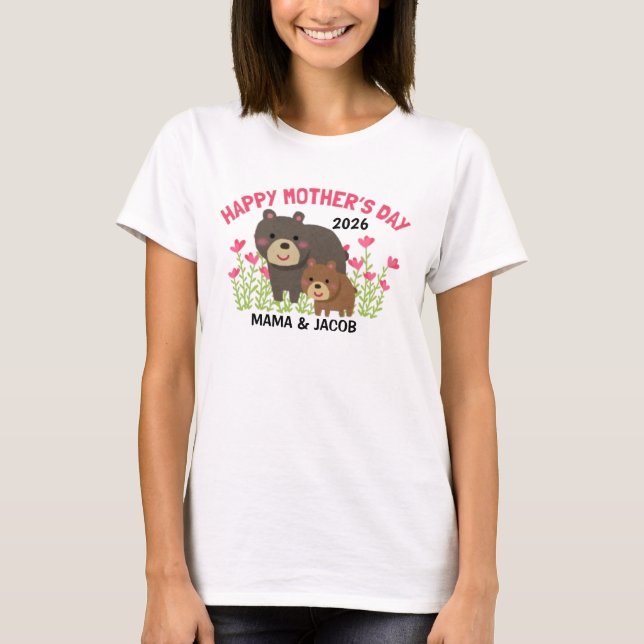 Camiseta Dia das Mães Personalizado (Frente)