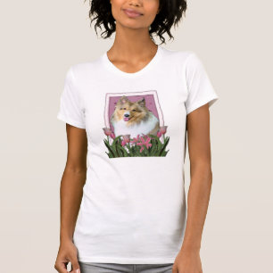 Camiseta Dia das mães - Sheltie - Mandy