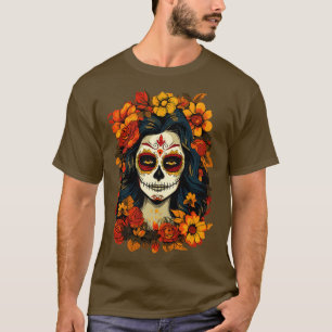 Camiseta Dia das Mulheres Mortas La Catrina Muertos 8