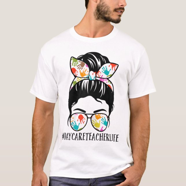 Camiseta Dia Das Mulheres Professora De Creche Vida Coque D (Frente)